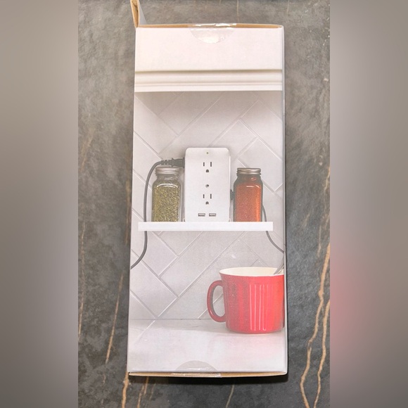 Sharper image socket shelf - Picture 3 of 4